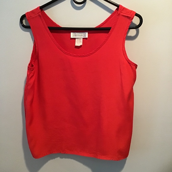 Impressions of California Red Tank Top Small - Picture 1 of 2